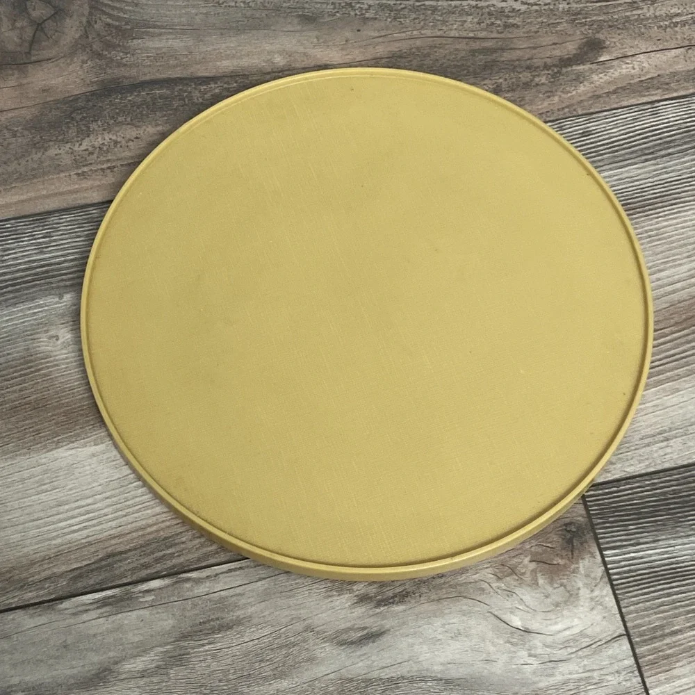 Vintage Rubbermaid Yellow Spices Lazy Susan 10